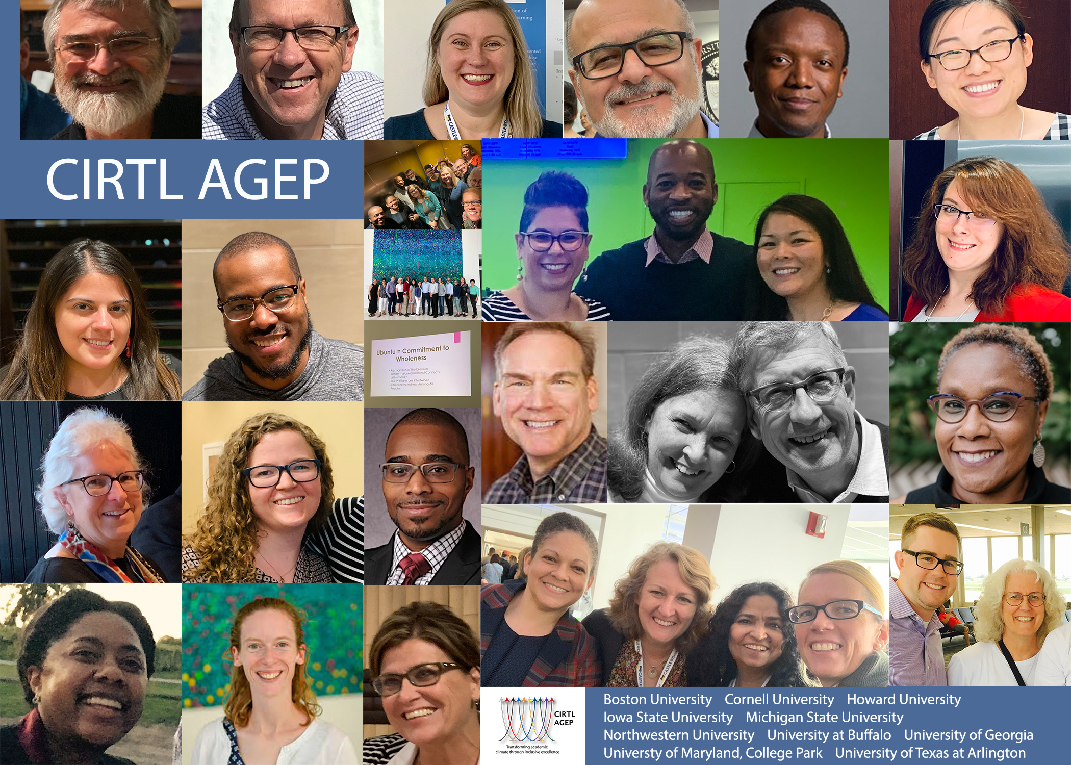 Collage of photos of CIRTL AGEP collaborators